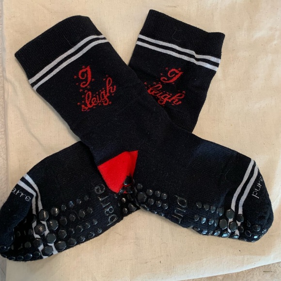 Pure Barre Accessories - I sleigh Crew Socks Pure Barre